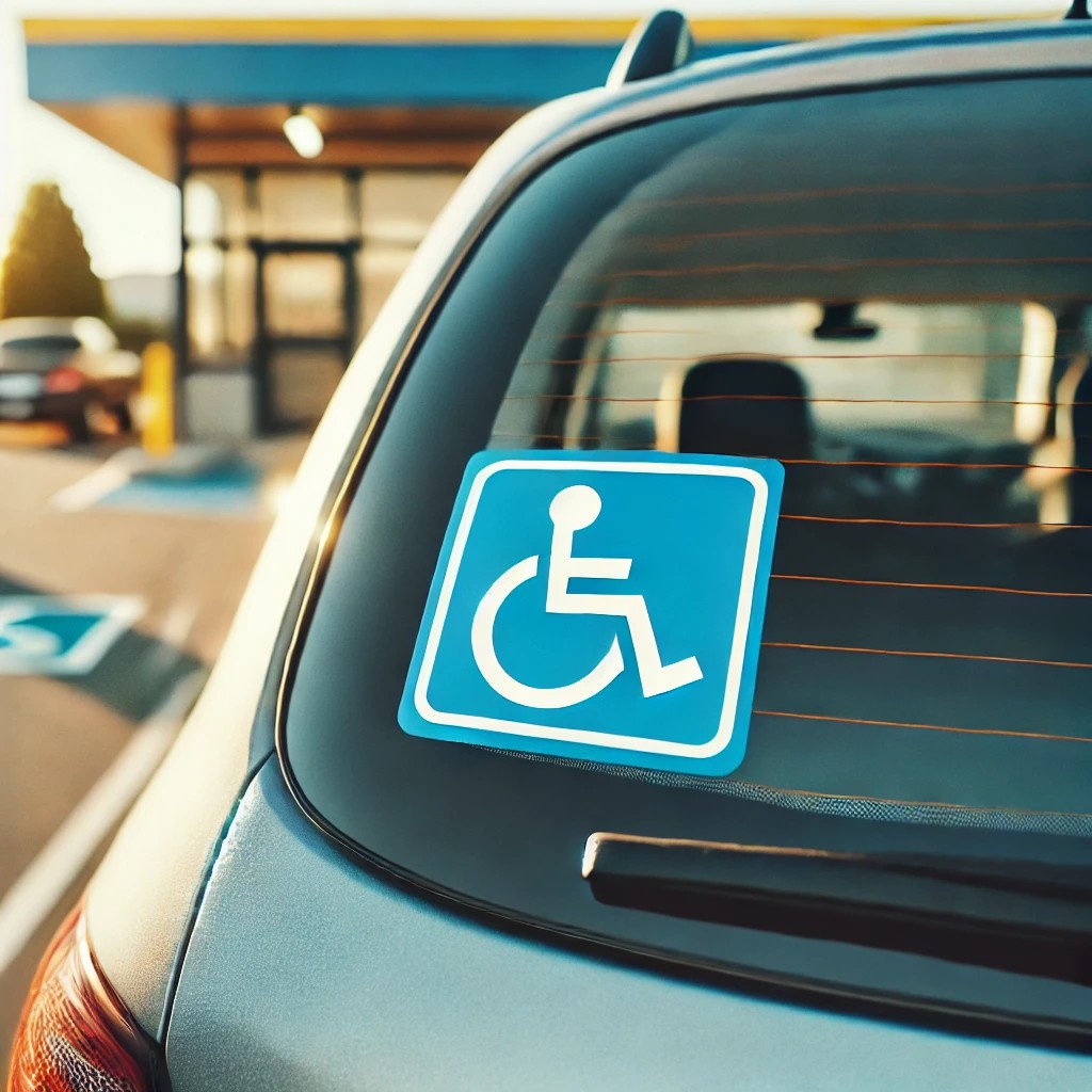 Auto_heckscheibe_sticker_behindertengerecht_rollstuhlgerecht_rollstuhltransport