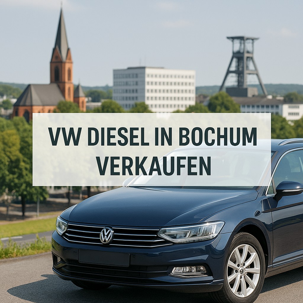 VW Diesel in Bochum verkaufen? Jetzt fairen Preis sichern – auch mit Motorschaden oder Fahrverbot. Abholung & Abmeldung inklusive!