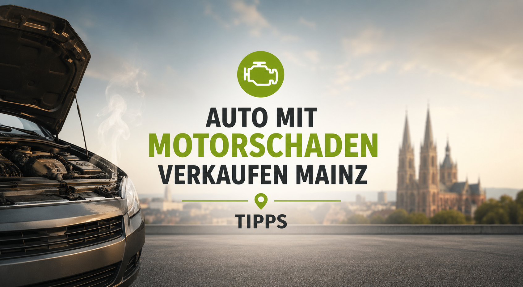 Auto mit Motorschaden in Mainz verkaufen. Tipps und Möglichkeiten für den besten Preis