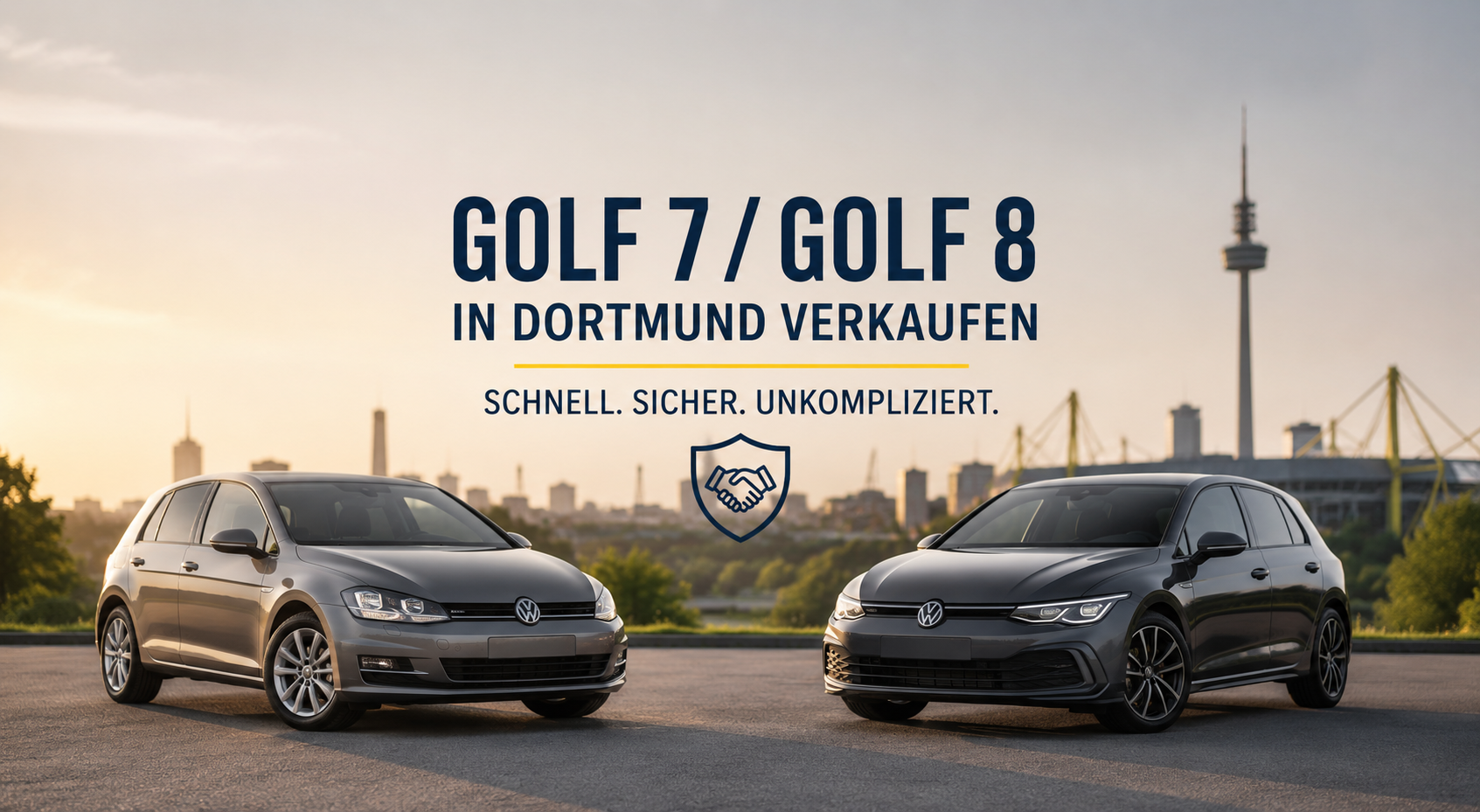 Golf 7 und Golf 8 in Dortmund verkaufen - Autoankauf ADAM