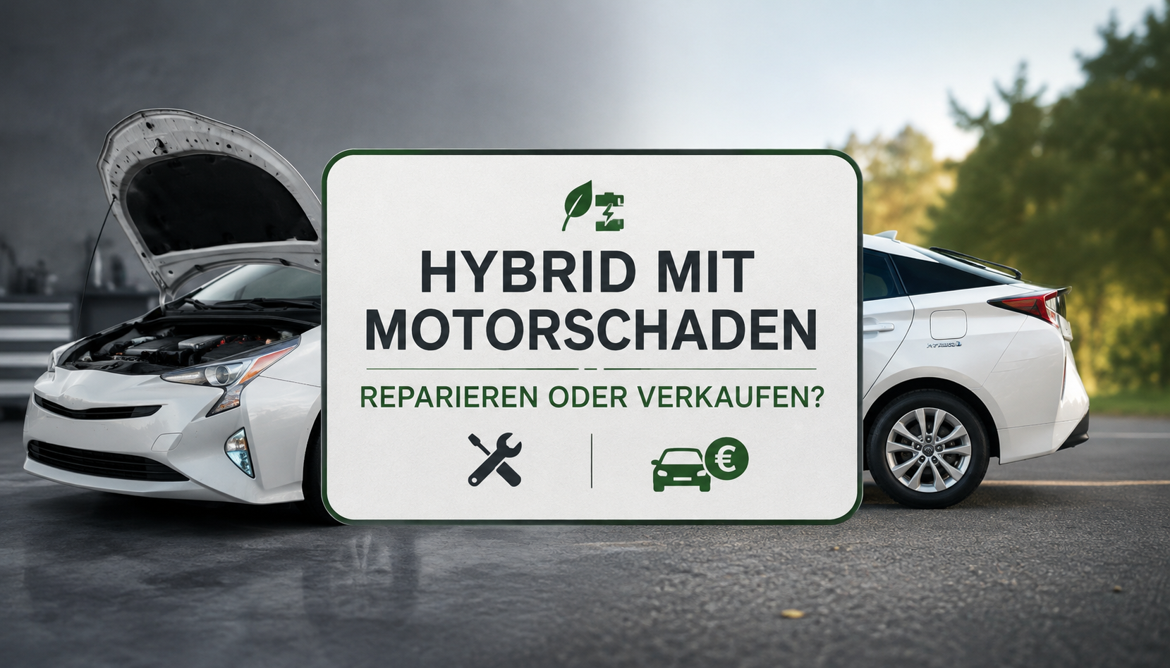 Hybrid mit Motorschaden - reparieren oder verkaufen
