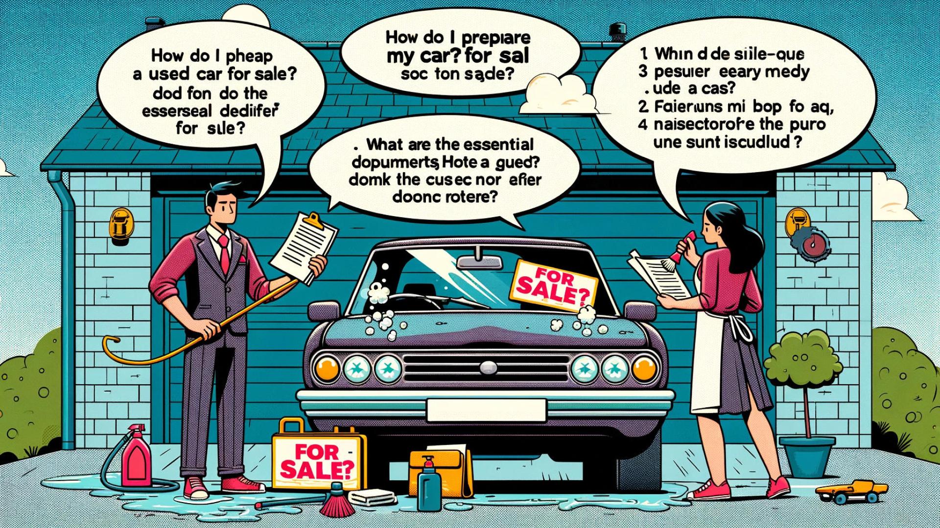 Das Bild repräsentiert eine Illustration der FAQ Kategorie Gebrauchtes Auto verkaufen